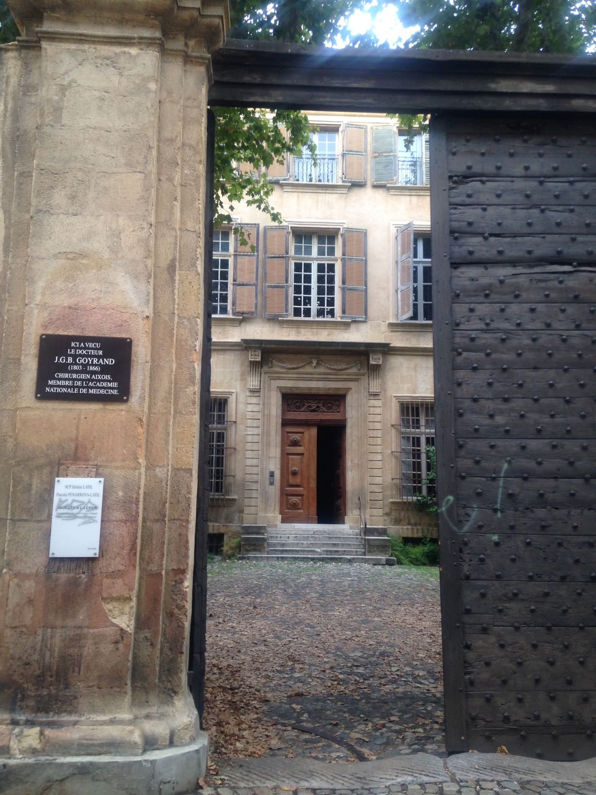 Jean Gaspard Blaise Goyrand's house, Aix-en-Provence, France by P. Cosmacini (1).jpg